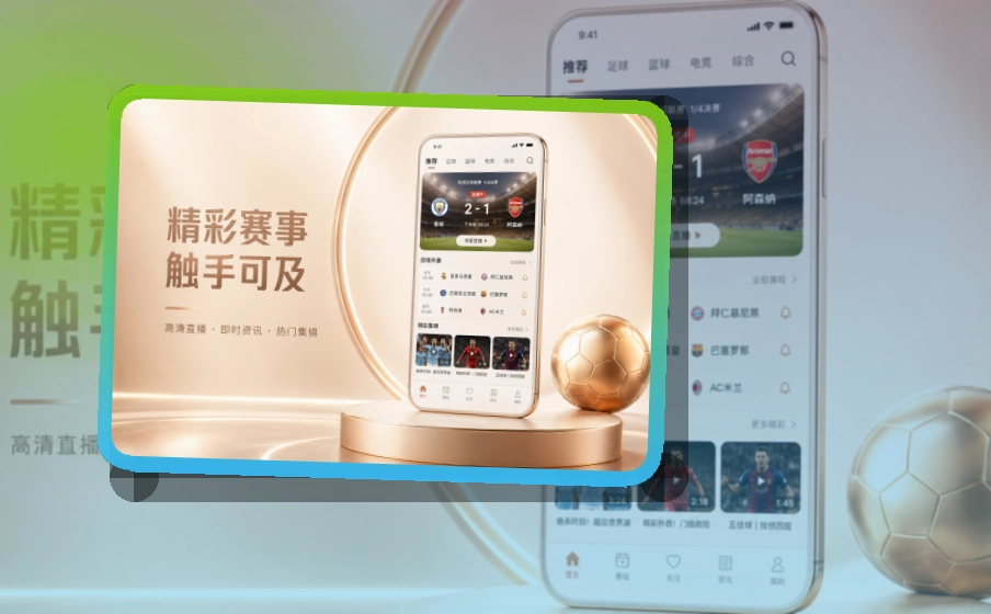 问鼎pg App体验亮点，手机看赛更顺手，页面更有记忆点 页面展示